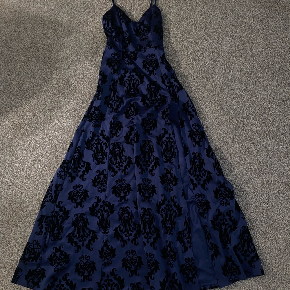 Floor length gothic gown
